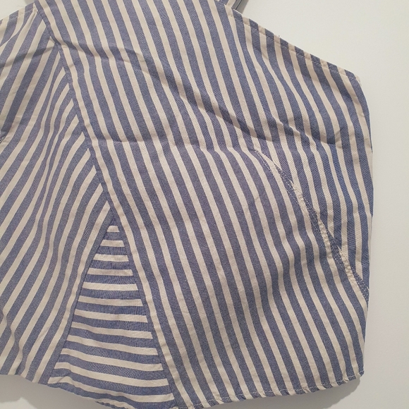 Zara basic striped crop size M (USA XS) - Picture 3 of 5